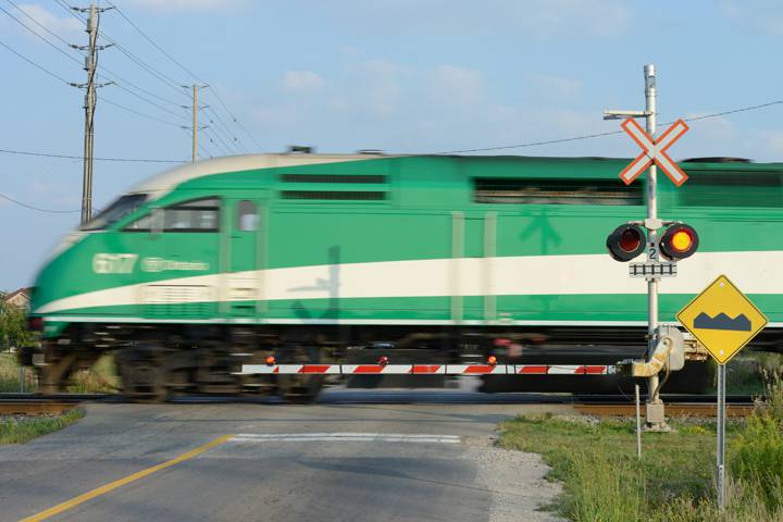 Repair of the rail lines crossing Kerr Street